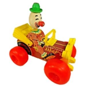 Fisher Price Jalopy Pull Toy #724 1965 Vintage